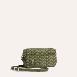 goyard cap vert khaki|Goyard Goyardine Khaki Cap Vert PM Bag Silver Hardware.